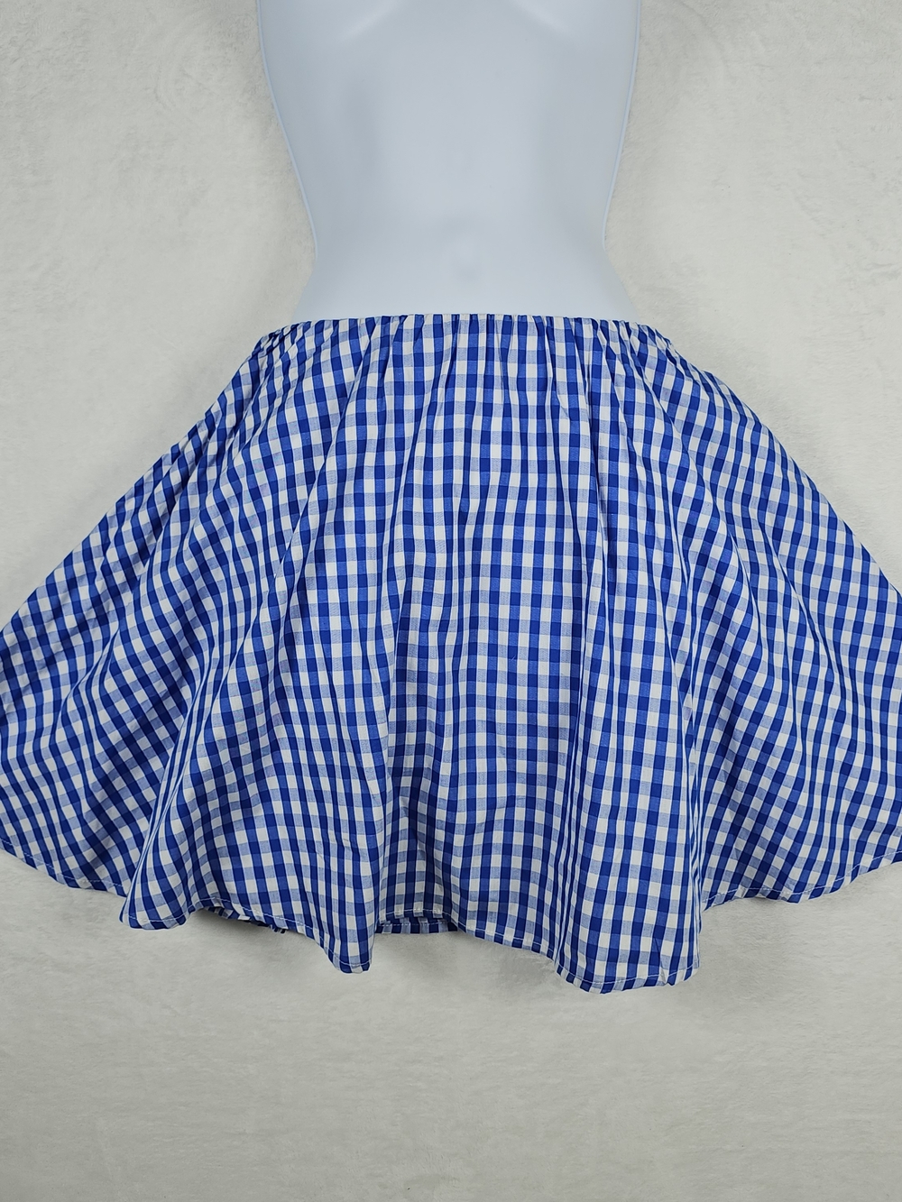 Copper Key Junior Coordinating Mid-Rise Gingham Pattern Swing Skirt Size XS
